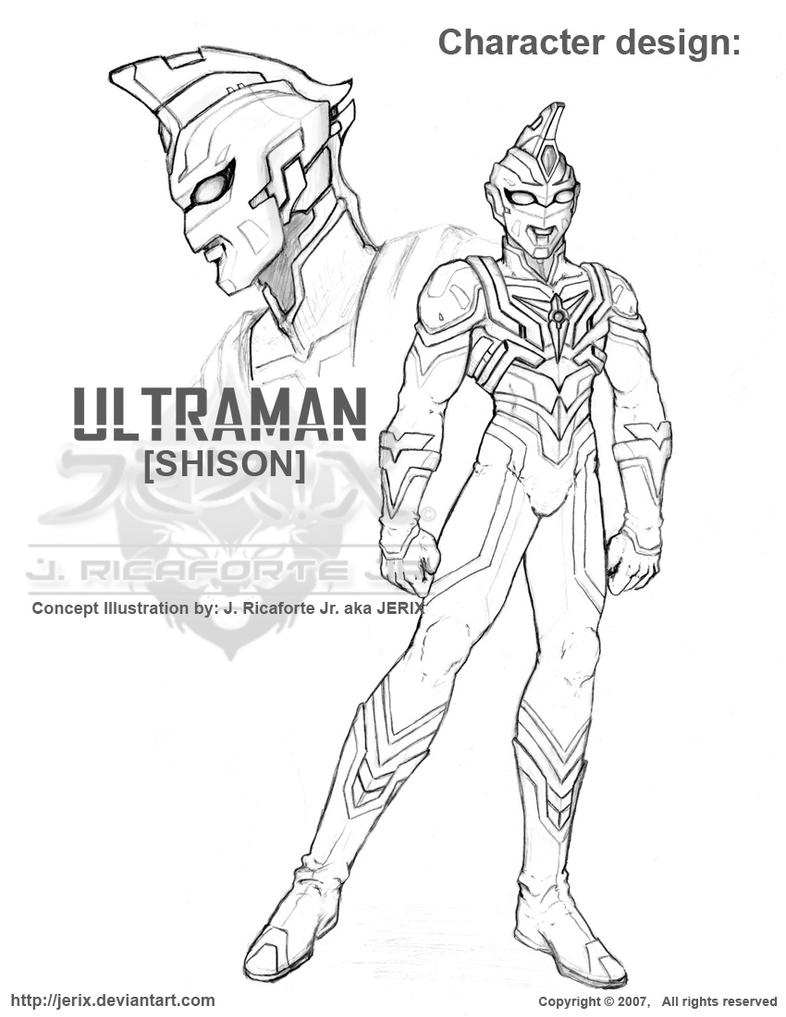 ultraman zero coloring pages - photo #28