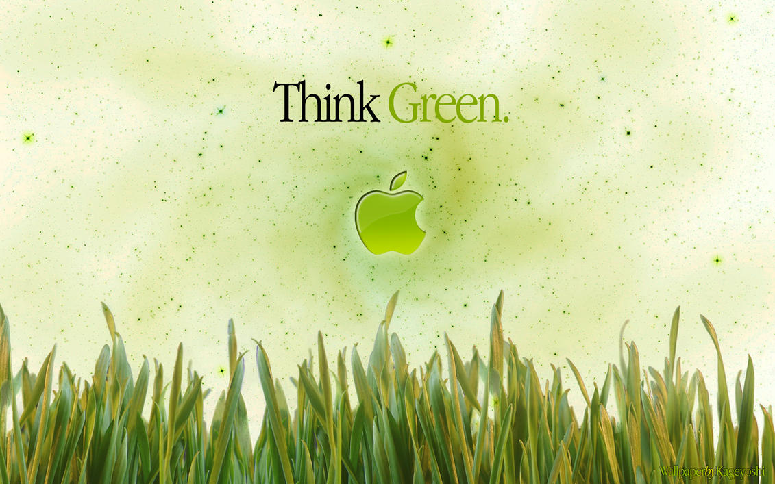 Apple 2 green wallpaper