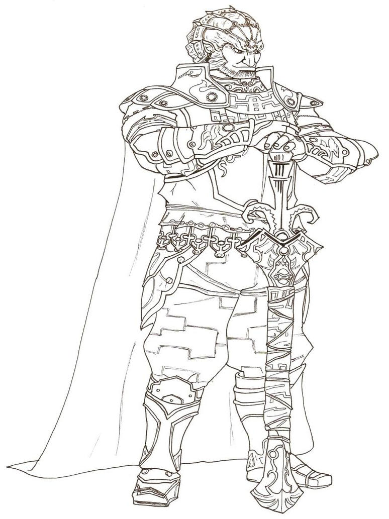 ganondorf coloring pages - photo #8