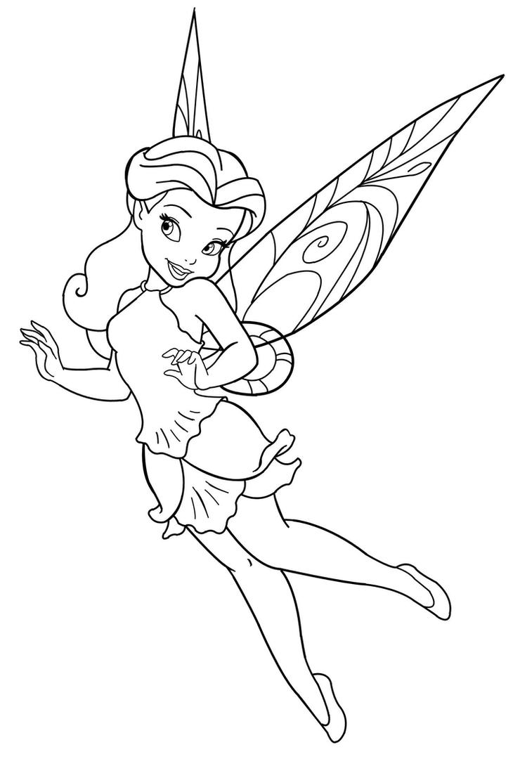 fairy disney coloring pages - photo #9