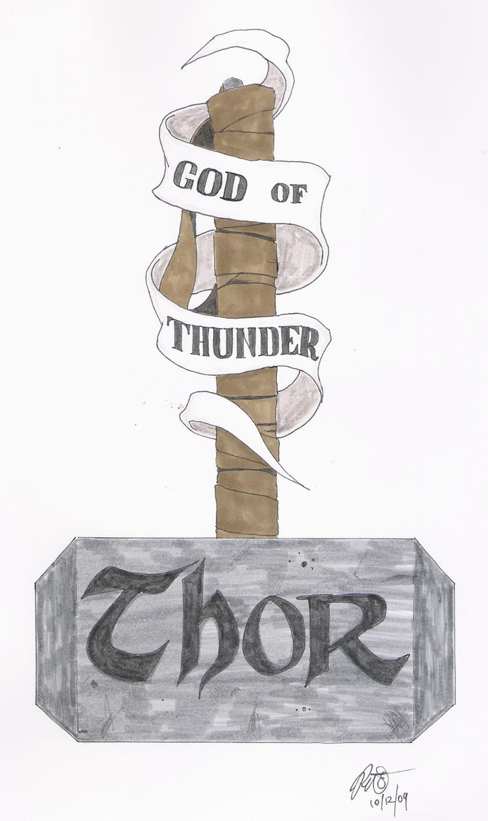 Thors Hammer Flash Art by