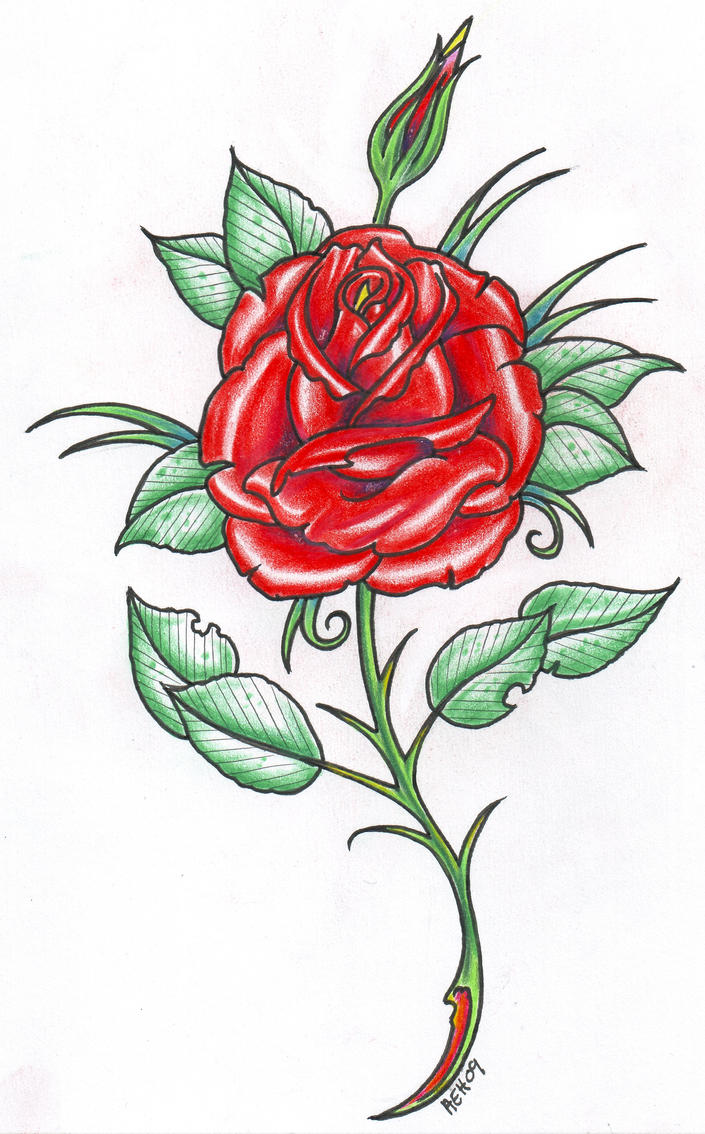 Rose Tattoo 09 by