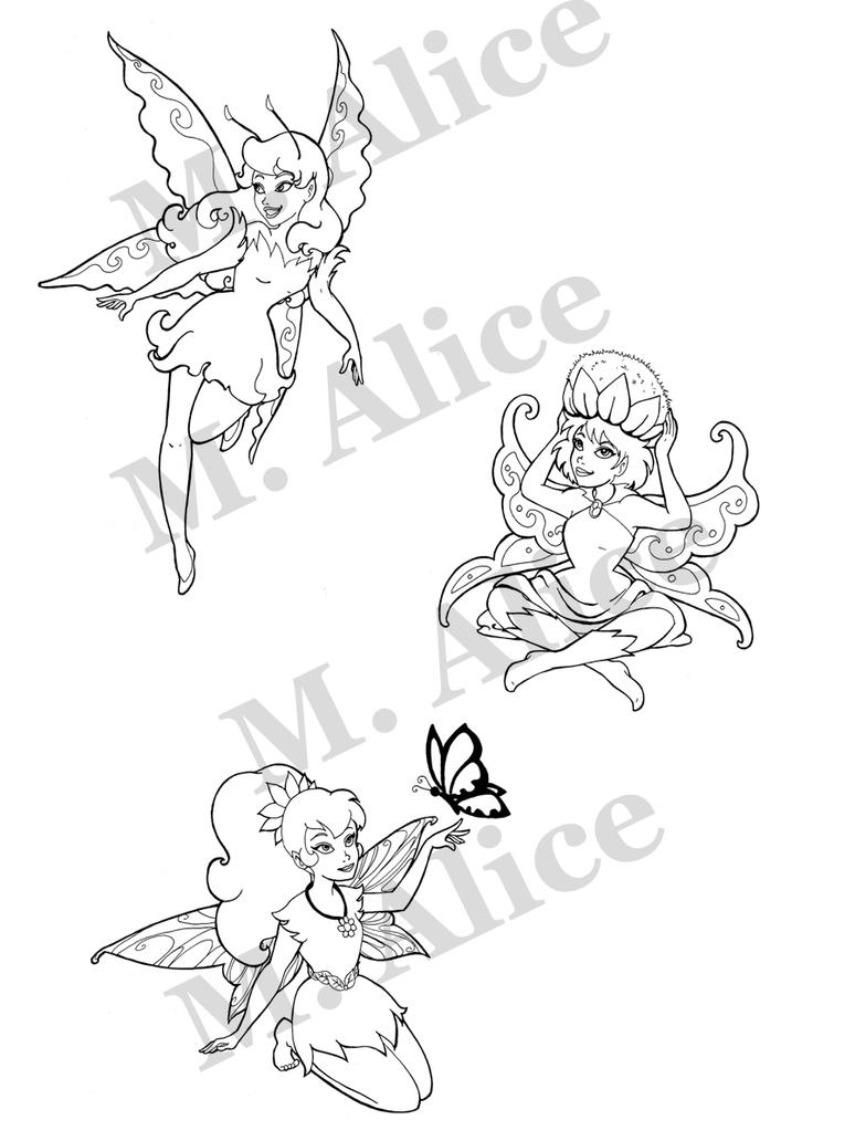 sad fairy coloring pages - photo #5