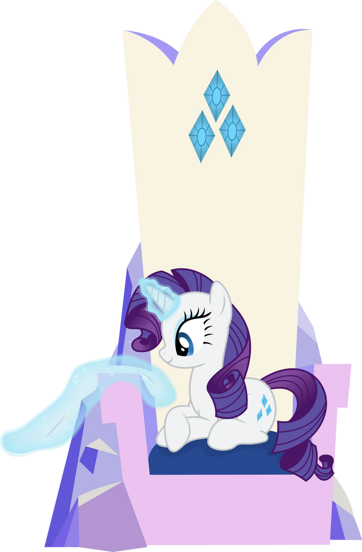 rarity_polishing_her_throne_by_the_queen