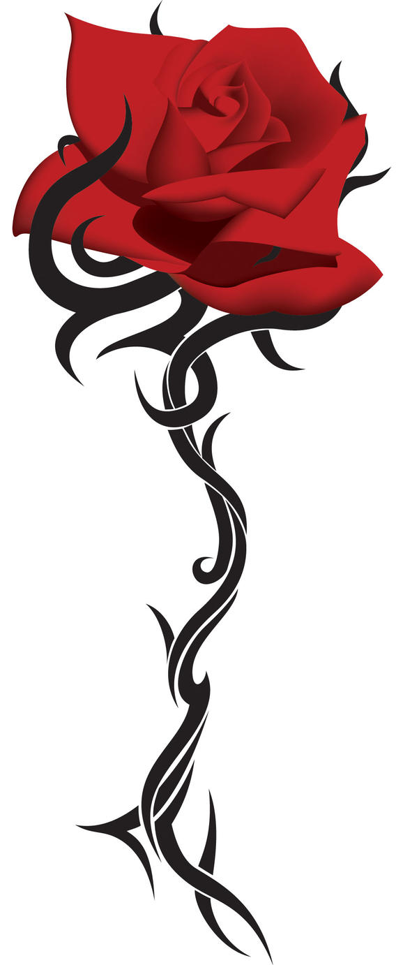 Rose - flower tattoo