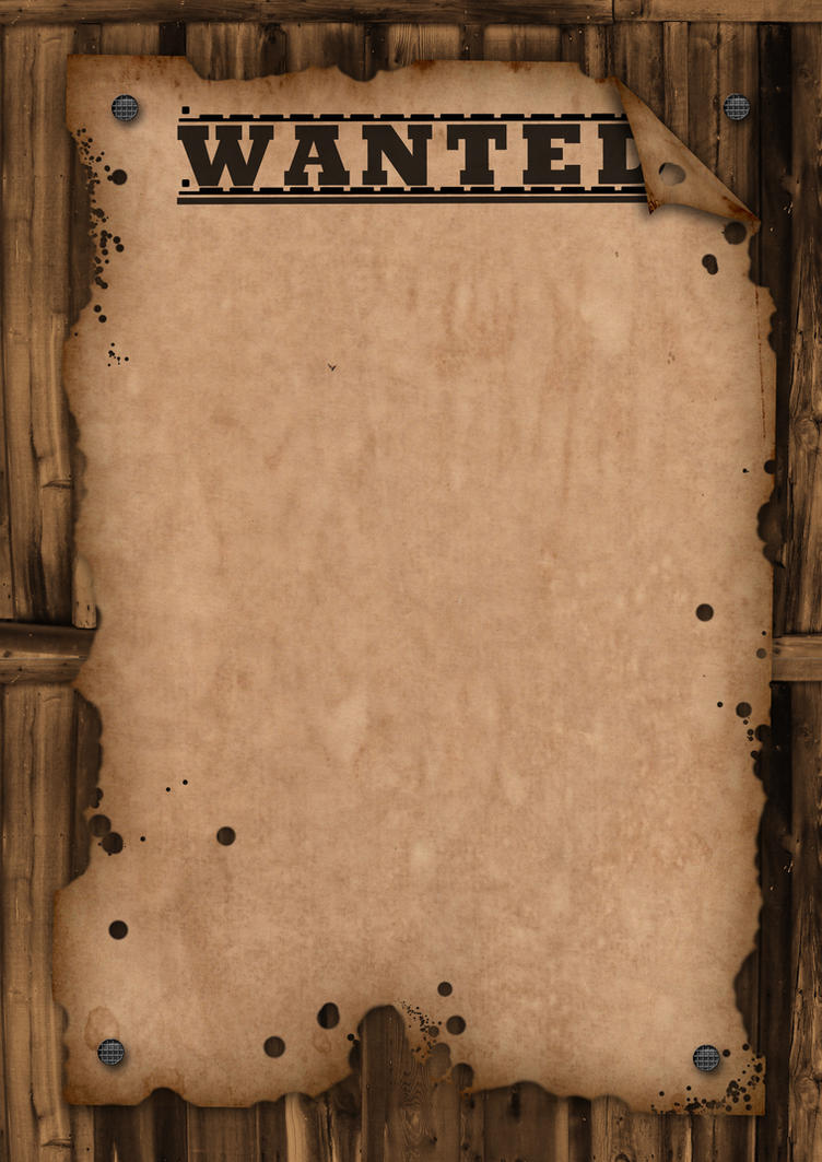 WANTED - Template by Maxemilliam on DeviantArt