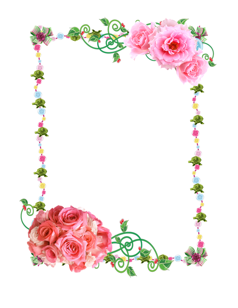 rose frame clipart - photo #13