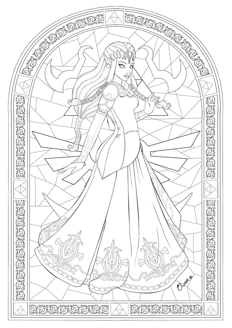 zelda twilight princess coloring pages - photo #37