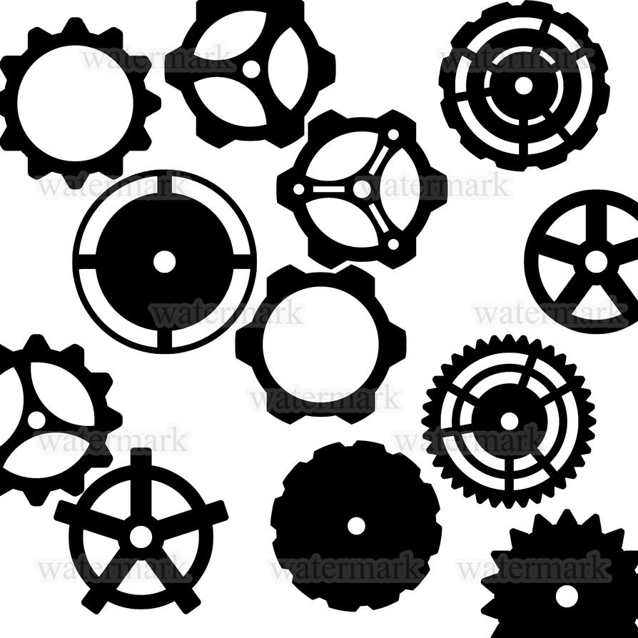 steampunk gears clipart - photo #16