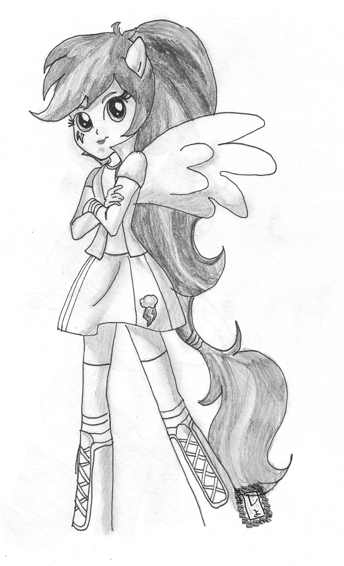 rainbow dash coloring pages equestria - photo #41
