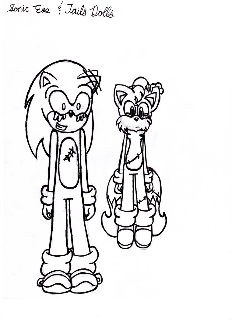 tails doll coloring pages - photo #35