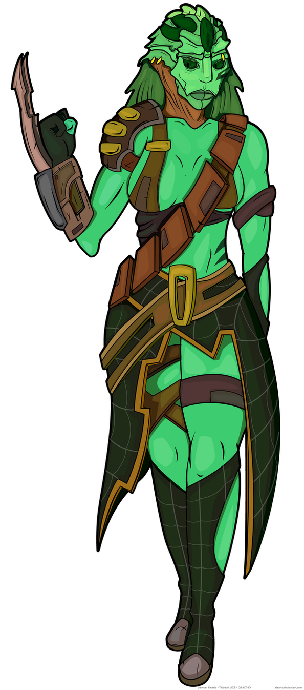 __Female_Drell_Bounty_Hunter___by_Elearia.png