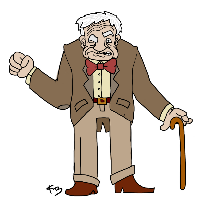 Grumpy Old Man Now in Technicolor by Spotprent