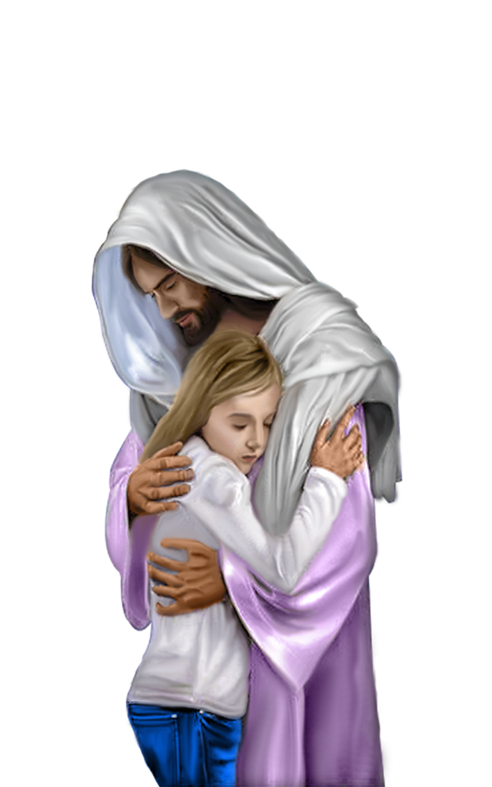 Jesus Hugs Me Wallpaper