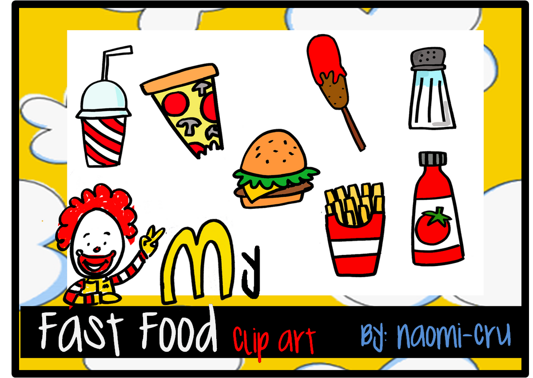 clipart of fast food - photo #49