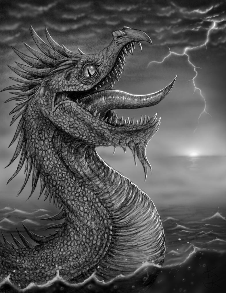 The Sea Monster by Techdrakonic on DeviantArt