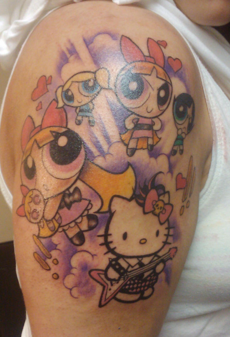 Power Puff Girl Tattoo by