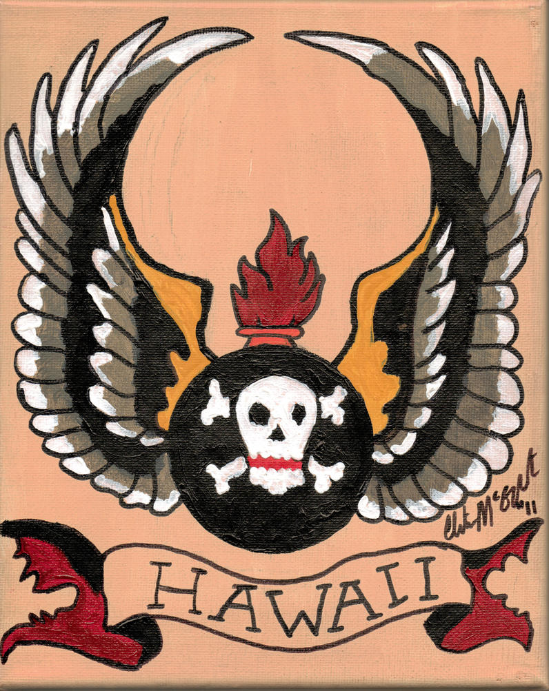 hawaii flower tattoo