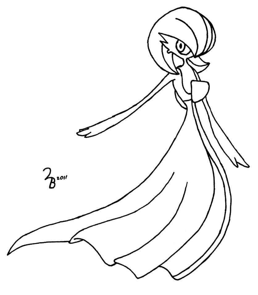 gardevoir and gallade coloring pages - photo #17