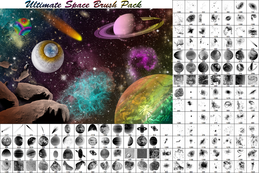 Ultimate Space Brush Pack - Part 1