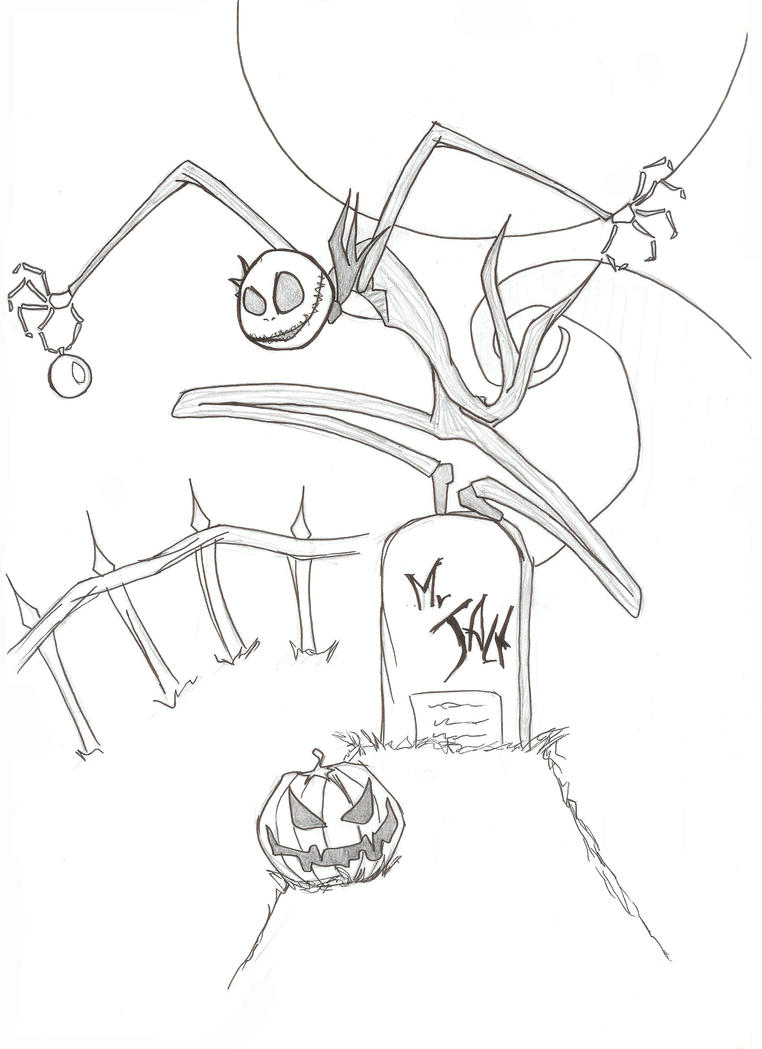 jack the pumpkin king coloring pages - photo #45