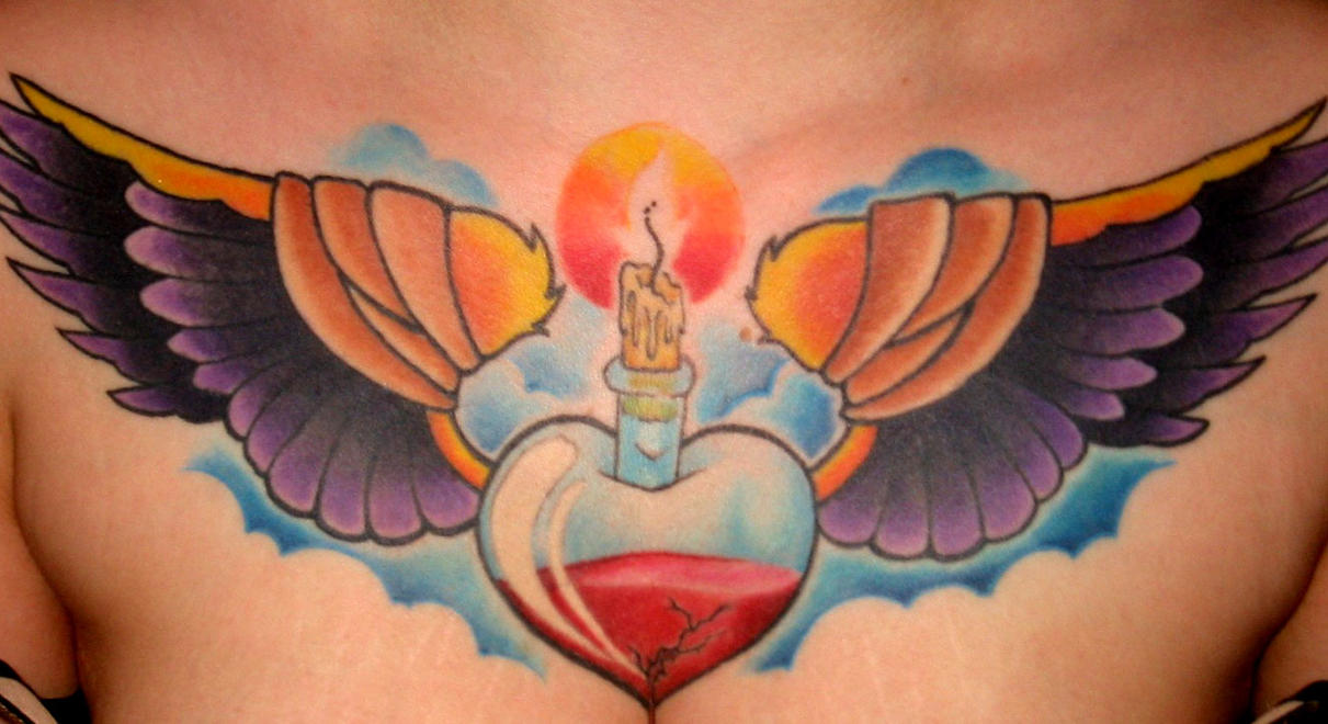 chest tattoo - chest tattoo