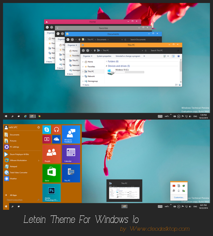 lne Theme for Win10