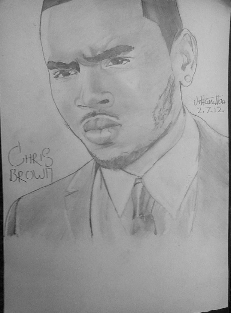 Chris Brown Drawing by JerryHamilton15 on DeviantArt