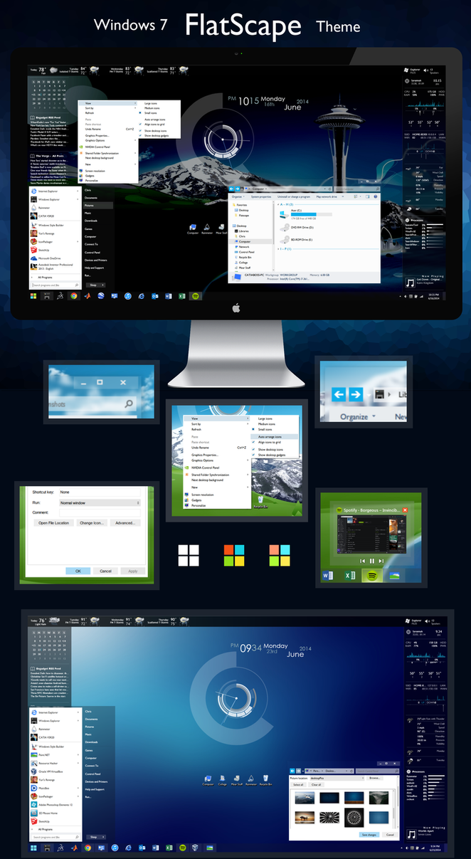 Sapphire theme for Win7