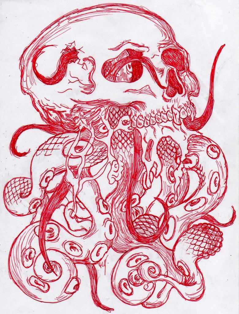 octopus skull by soad666xd on DeviantArt