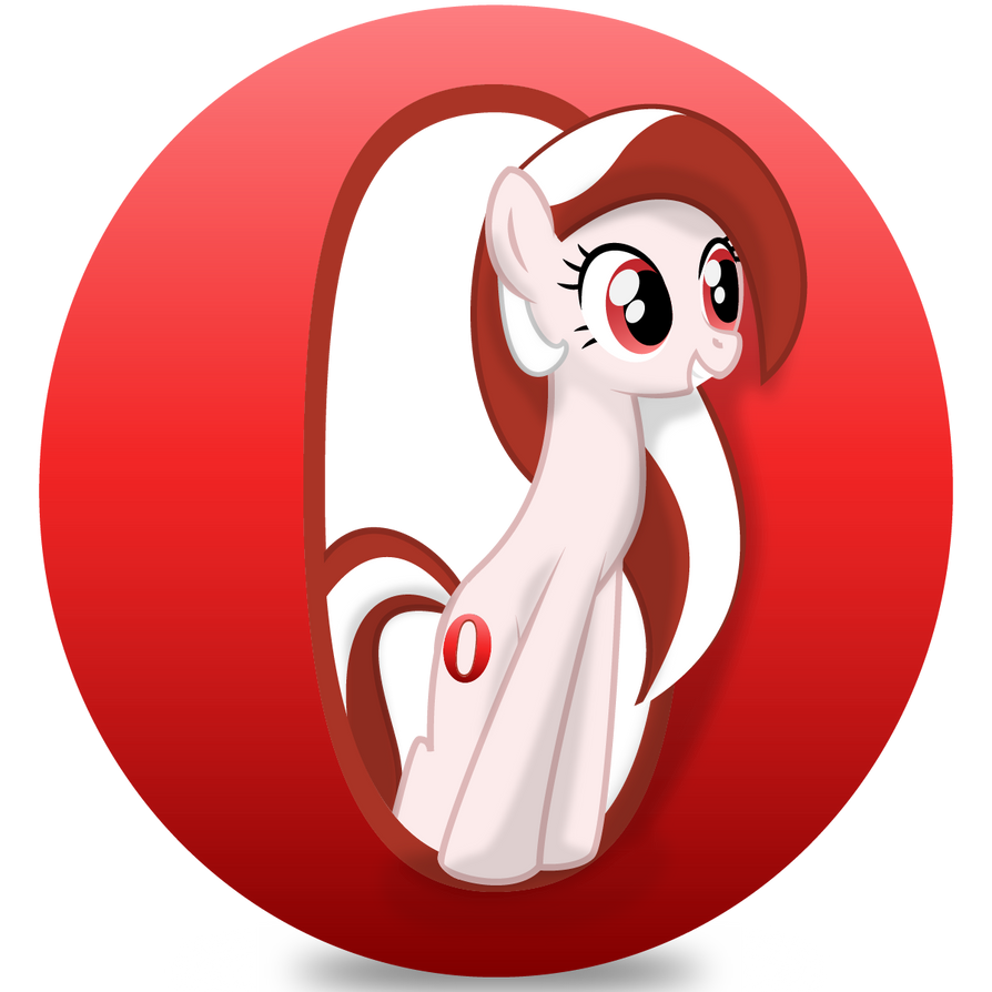 Opera browser pony logo