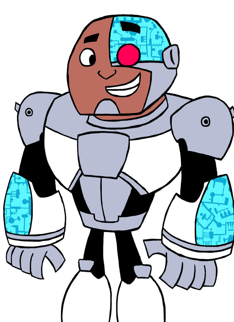 teen_titans_go__cyborg_with_color_by_jul